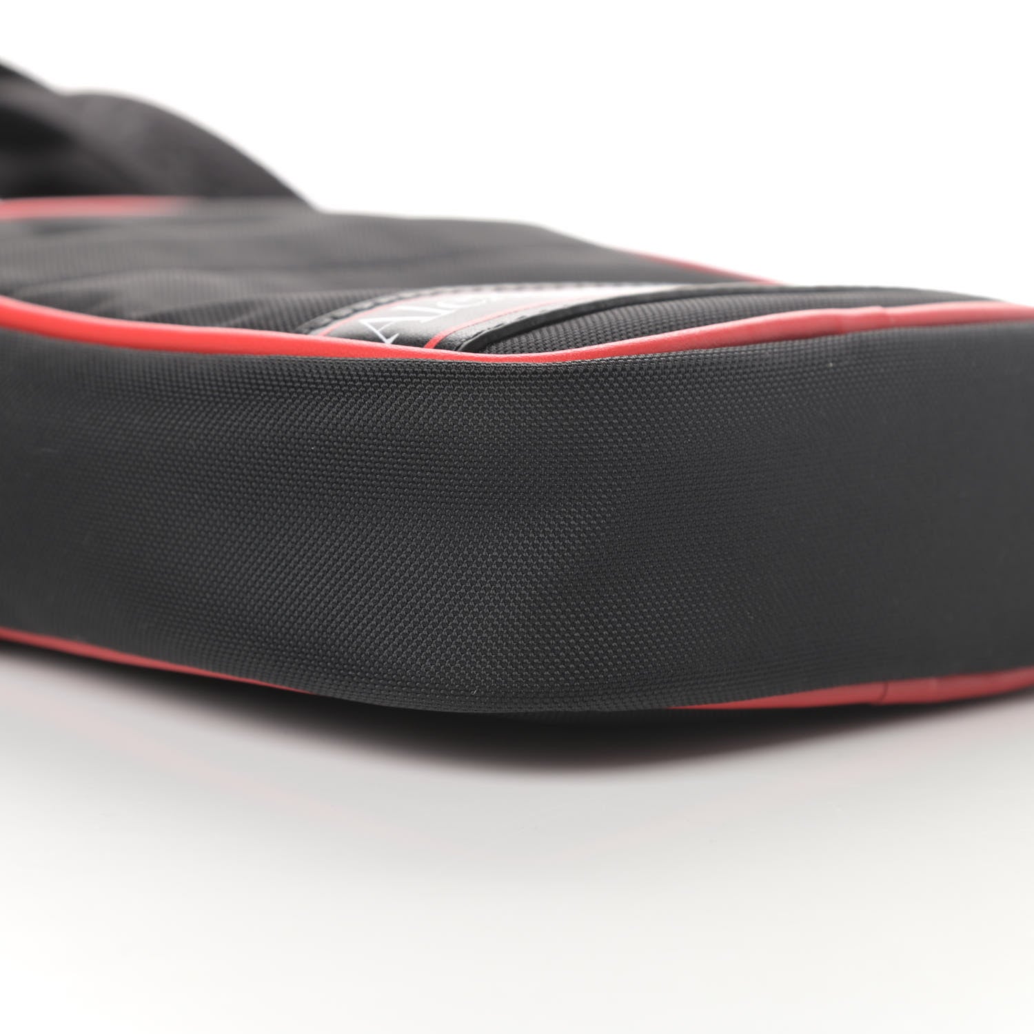 Alexander McQueen Nylon Mini Messenger Bag Black Red 8 of 10