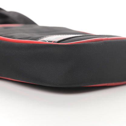 Alexander McQueen Nylon Mini Messenger Bag Black Red 8 of 10
