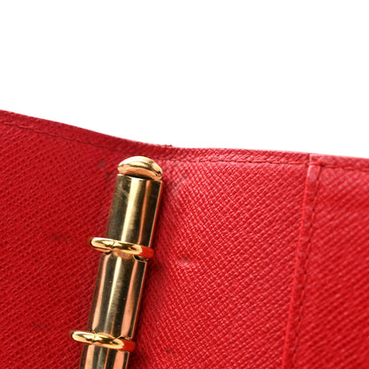 Louis Vuitton Epi Small Ring Agenda Cover Rouge 8 of 13