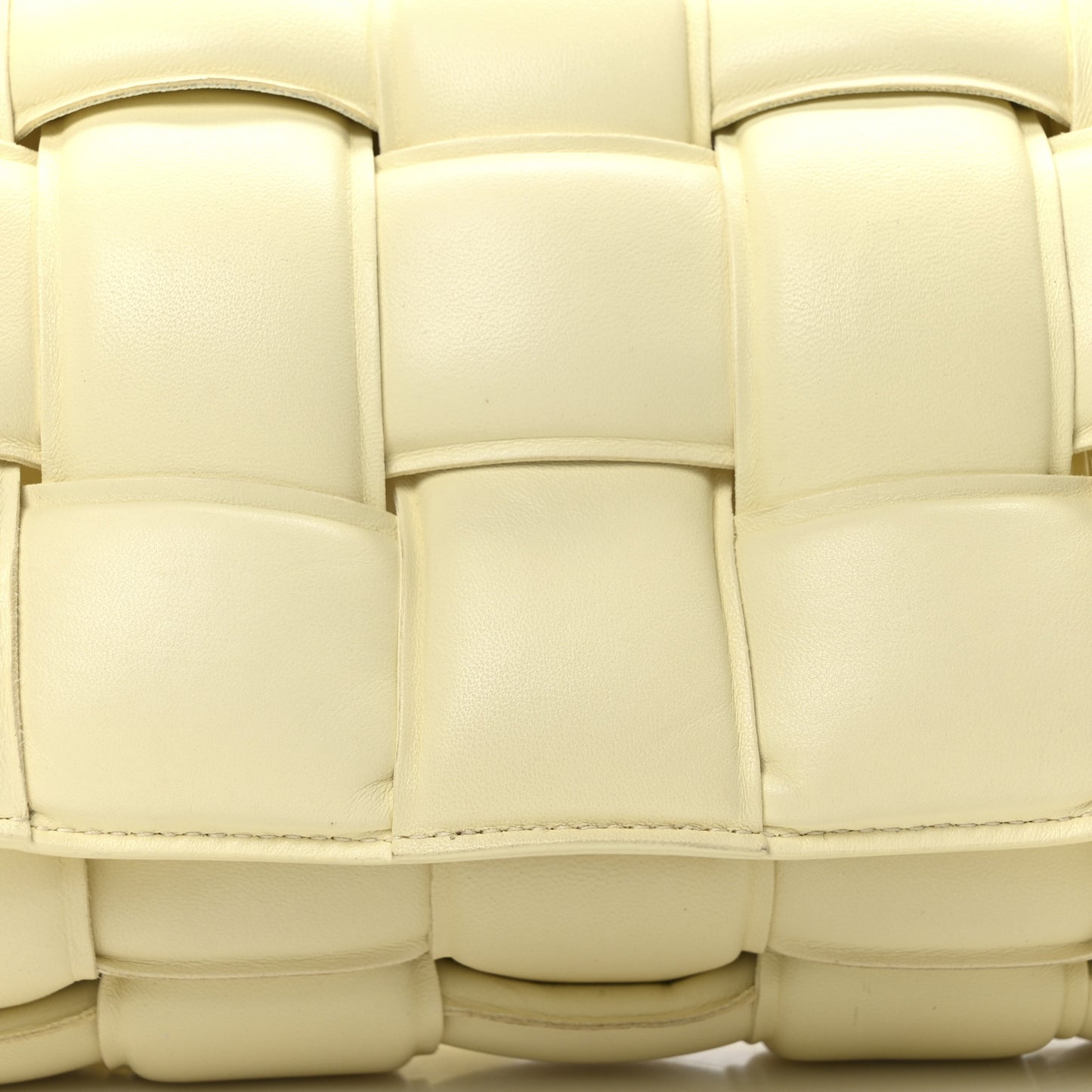 Nappa Maxi Intreccio Padded Cassette Crossbody Bag Zest