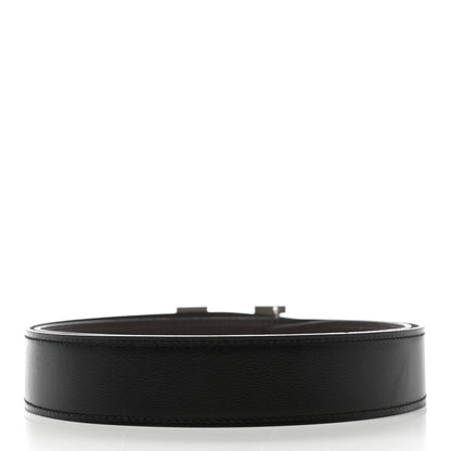 Hermes 135 Togo 32mm H Belt 90 Black Chocolate 2 of 5