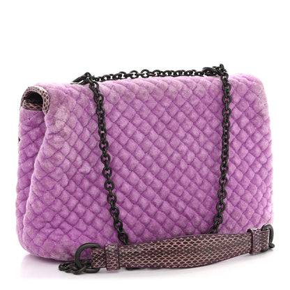 Bottega Veneta Velvet Ayers Baby Olimpia Shoulder Bag Peony 3 of 10