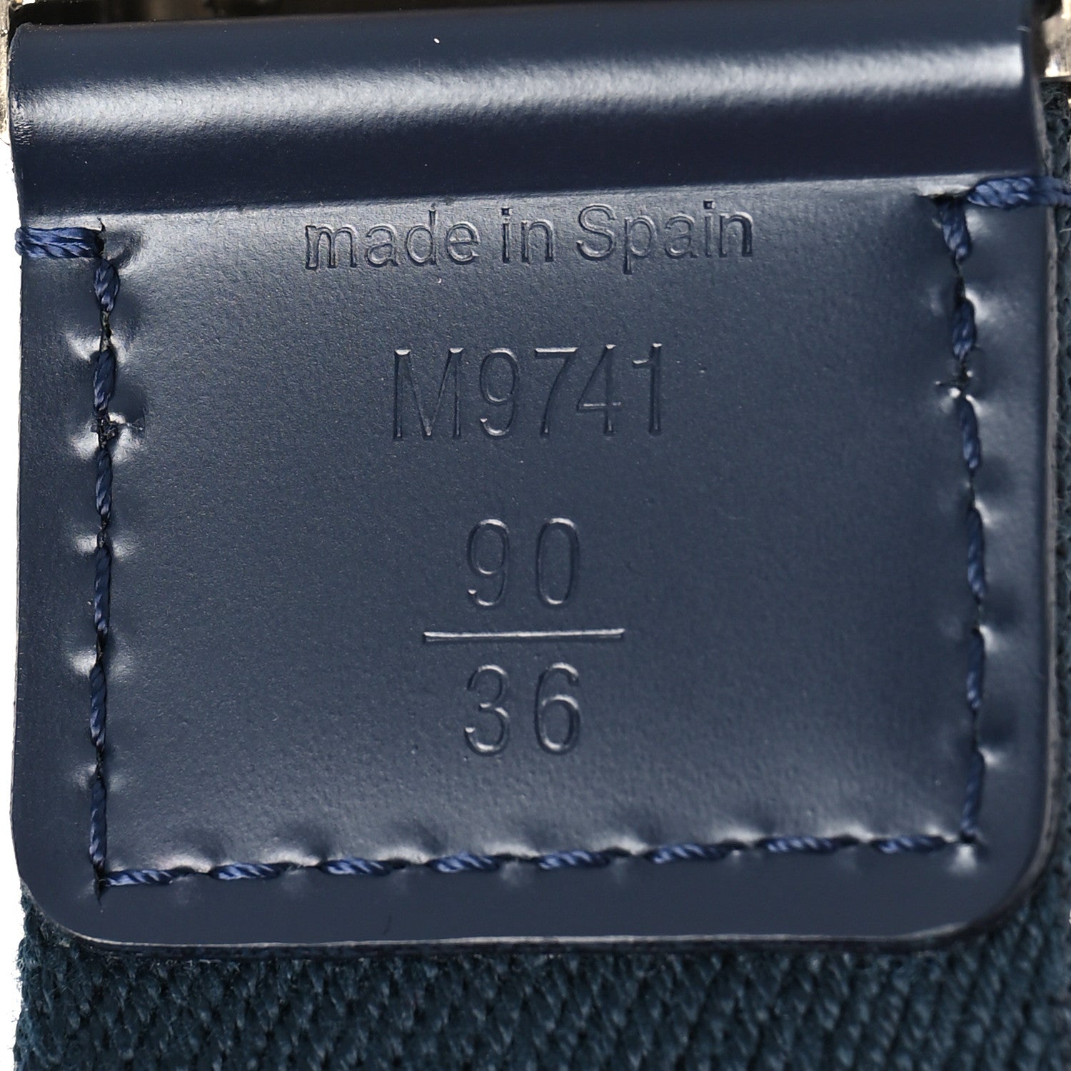 Louis Vuitton Americas Cup Belt 90 36 Blue 3 of 6
