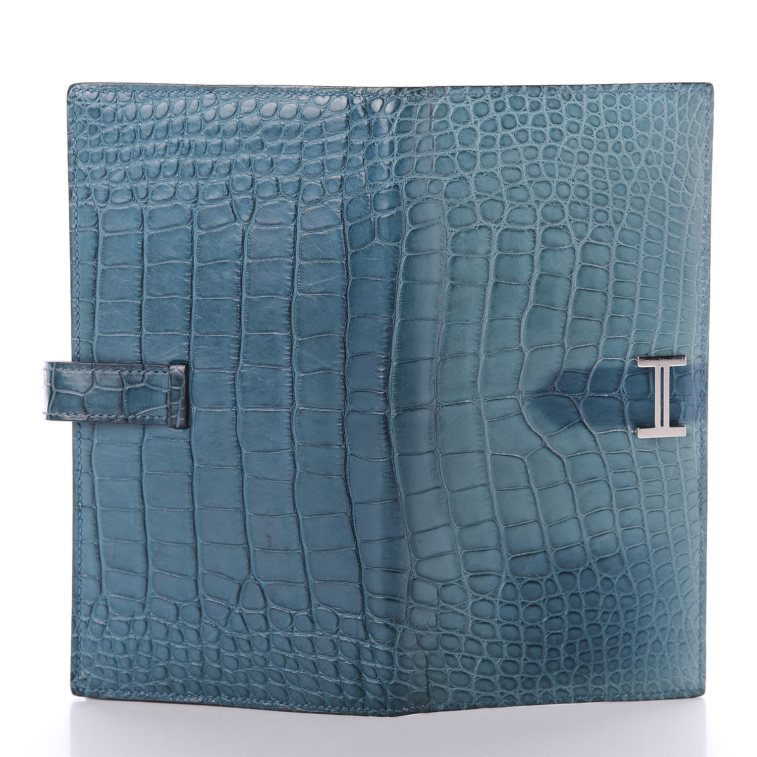 Hermes Matte Alligator Bearn Wallet Colvert 9 of 9