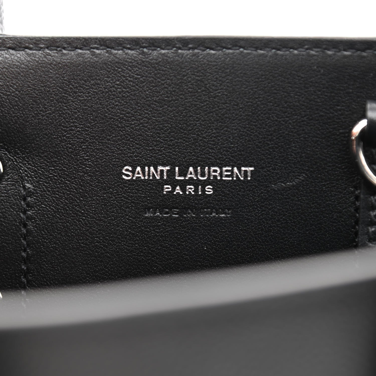 Saint Laurent Grained Calfskin Nano Sac De Jour Black 6 of 10