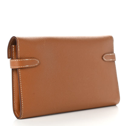 Hermes Epsom Kelly Longue Wallet Gold 3 of 7