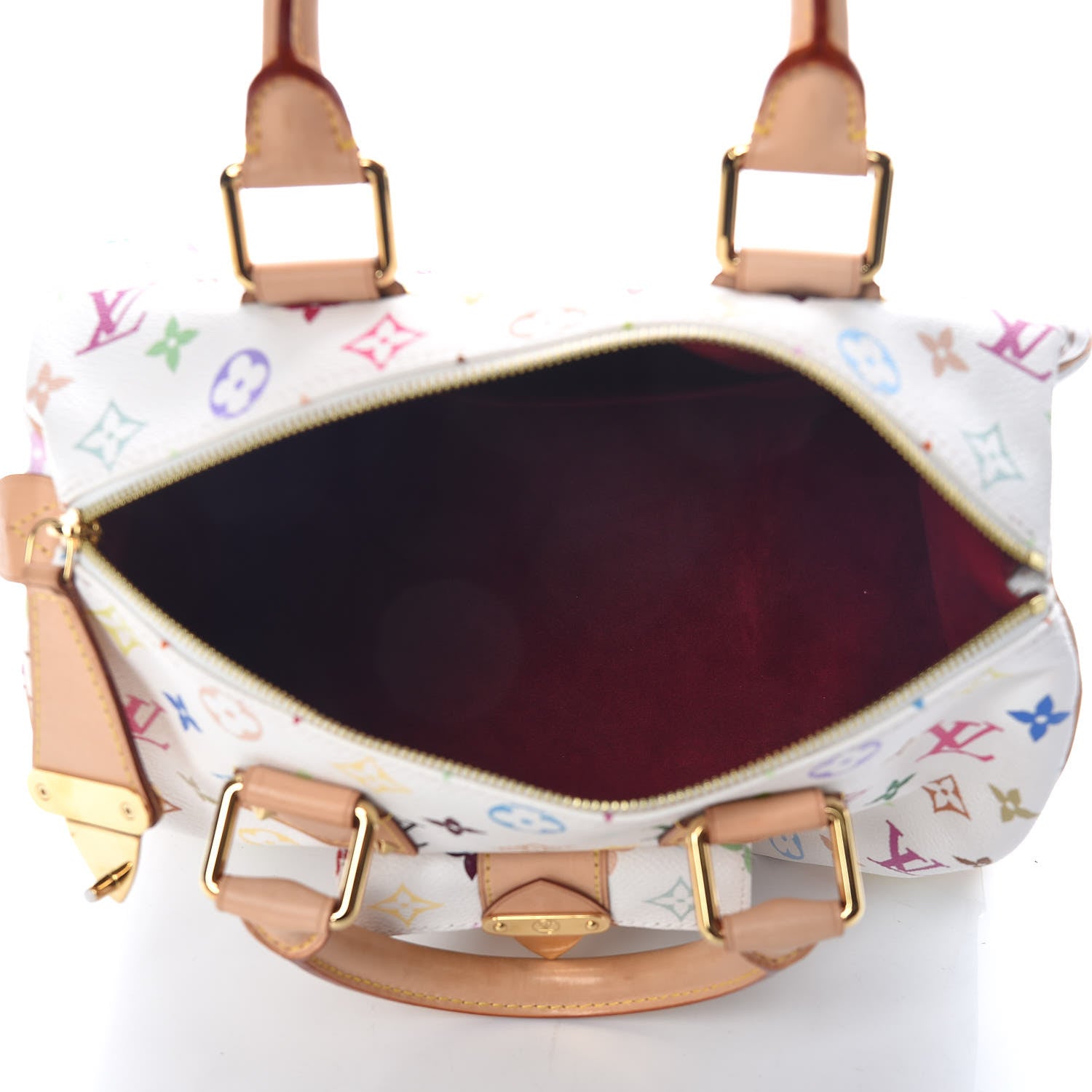 Louis Vuitton Monogram Multicolor Speedy 30 White 7 of 11