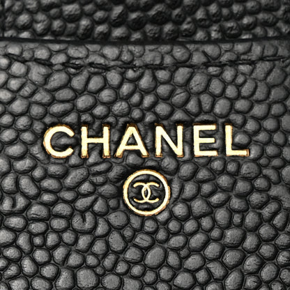 Chanel Caviar Quilted Compact Flap Wallet Black 6 of 11
