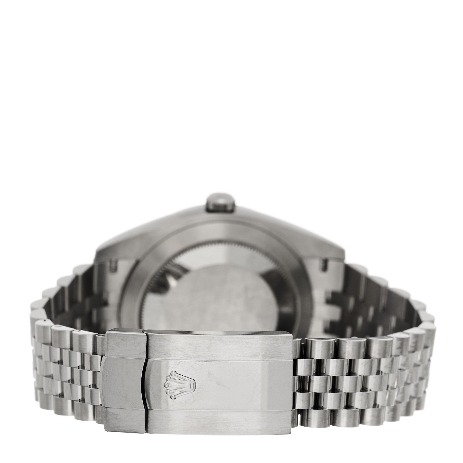 Rolex Stainless Steel 18K White Gold Diamond 41mm Oyster Perpetual Datejust Watch Dark Rhodium 126334 3 of 5