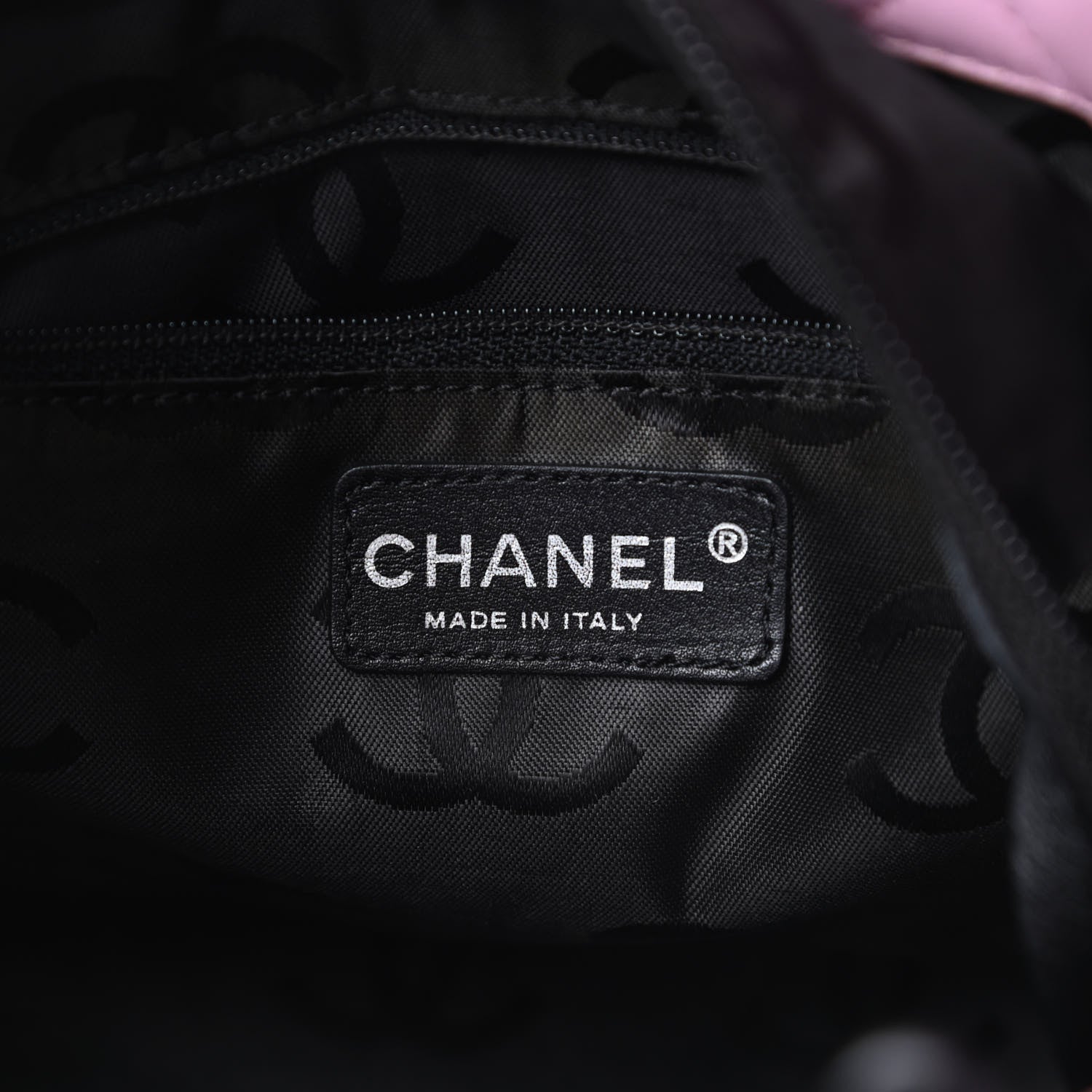 Chanel Calfskin Quilted Medium Cambon Tote Pink Black 6 of 14