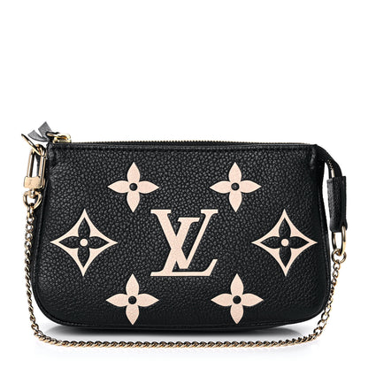 Louis Vuitton Empreinte Monogram Giant Mini Pochette Accessories Black 1 of 9