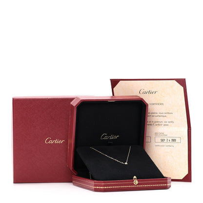 Cartier 18K Yellow Gold Diamond SM D'Amour Pendant Necklace 6 of 6