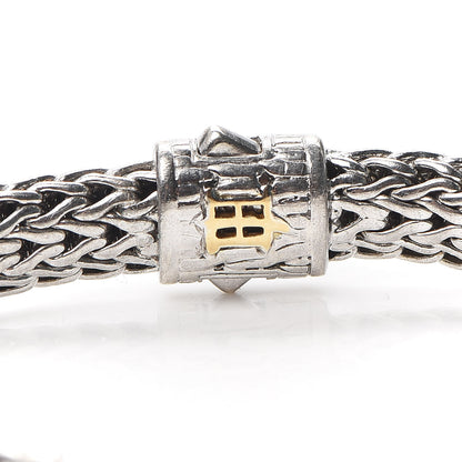 John Hardy Sterling Silver Diamond 6.5mm Classic Chain Bracelet 4 of 5