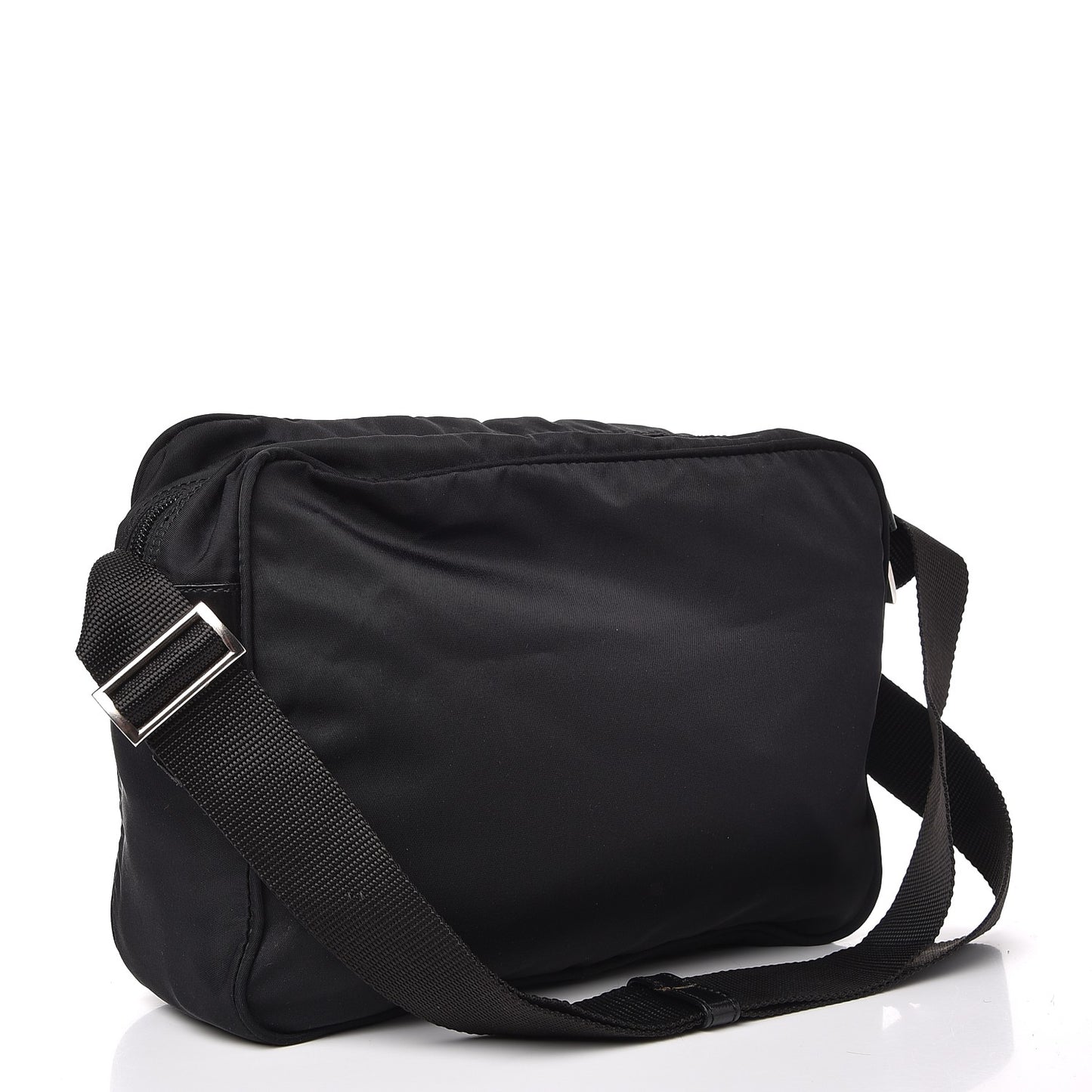 Nylon Vela Sport Messenger Bag Black