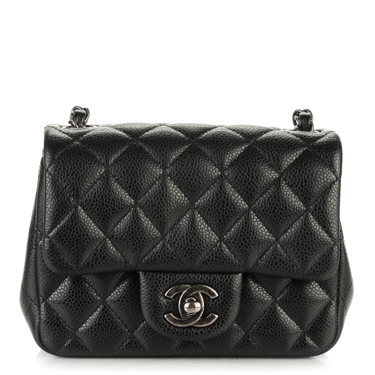 Chanel Caviar Quilted Mini Square Flap Black 1 of 8