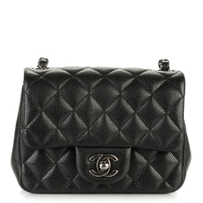 Chanel Caviar Quilted Mini Square Flap Black 1 of 8