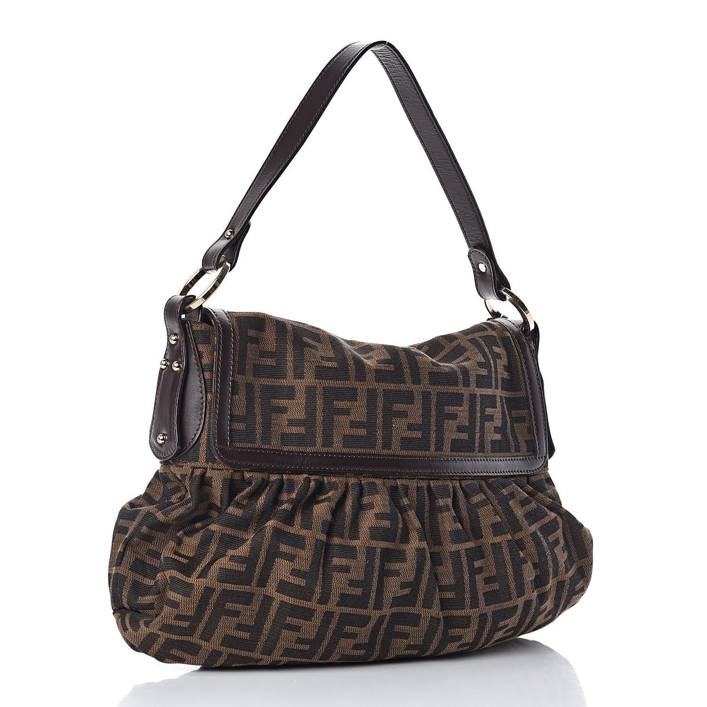 Zucca Medium Chef Shoulder Bag Tobacco