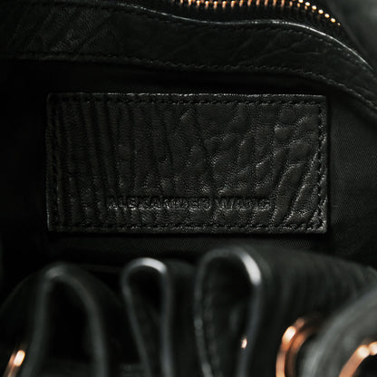 Alexander Wang Pebbled Lambskin Diego Bucket Black Rose Gold Hardware 6 of 12