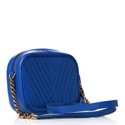 Louis Vuitton Calfskin New Wave Camera Bag Bleu Neon 3 of 19