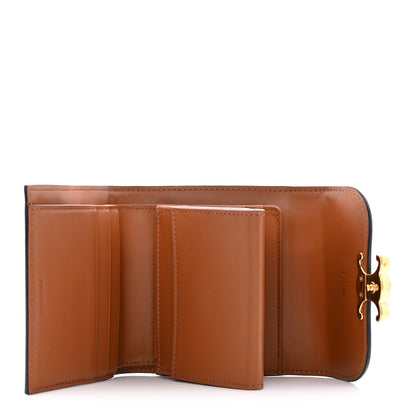 Celine Triomphe Canvas Small Triomphe Wallet Tan 5 of 8
