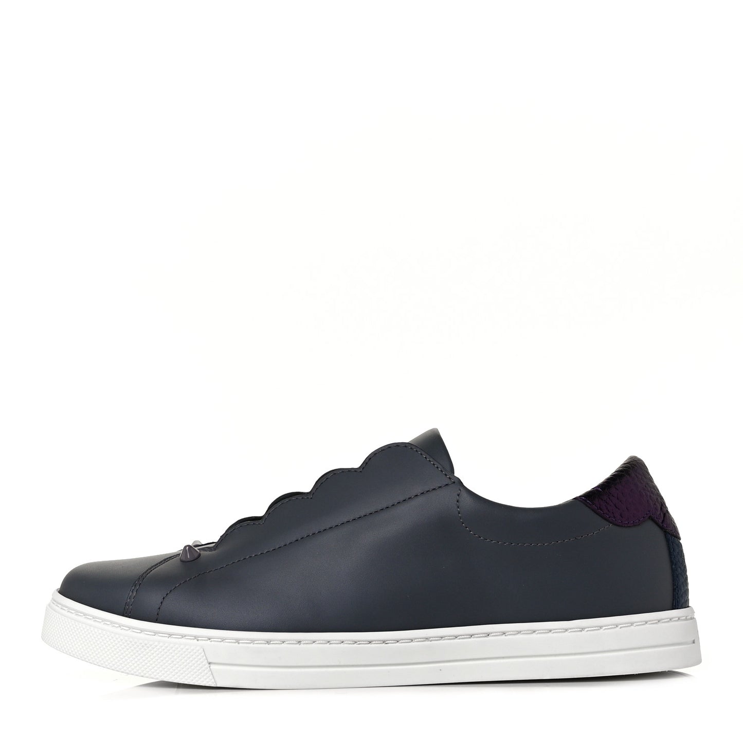 Vitello Lurex Rockoclick Slip On Sneakers 37 Alga Amarone Blueberry Multicolor