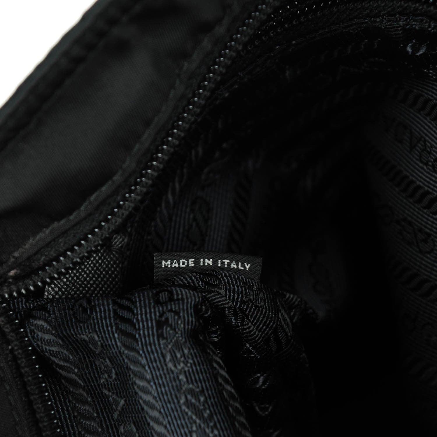 Prada Nylon Saffiano Flat Messenger Bag Black 9 of 9