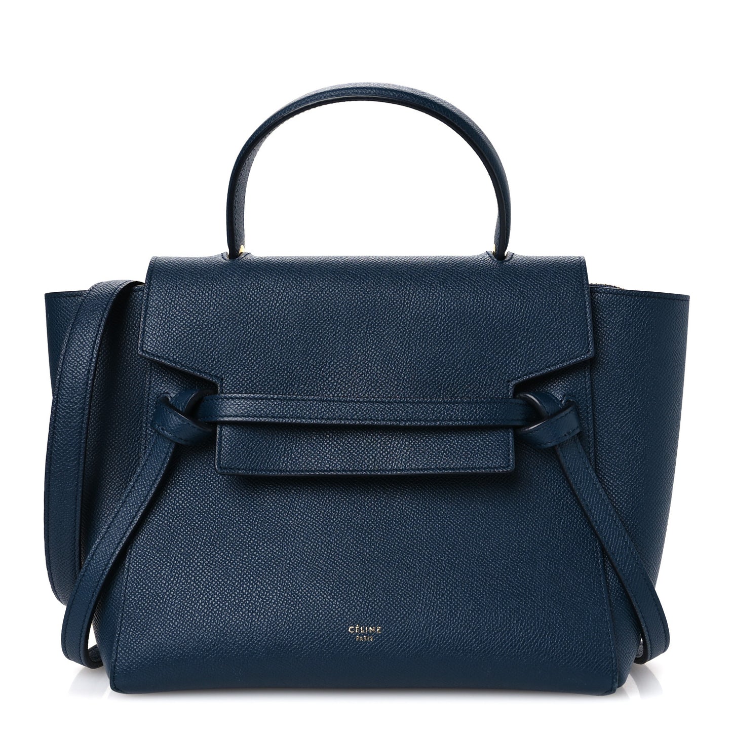 Grained Calfskin Micro Belt Bag Deepsea