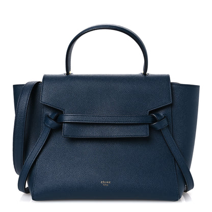 Celine Grained Calfskin Micro Belt Bag Deepsea 1 of 11