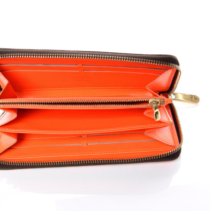 Louis Vuitton Monogram Graffiti Zippy Wallet Orange 5 of 11