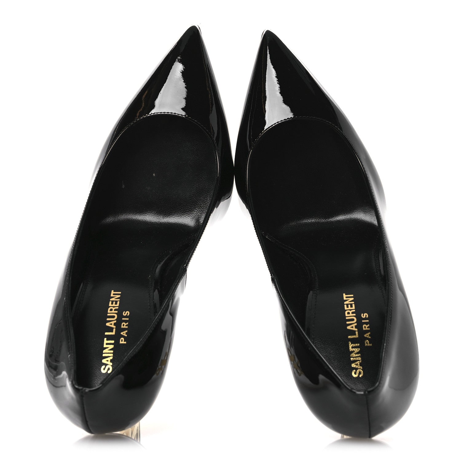 Saint Laurent Vernice Grupy Opyum 110 Pumps 38 Black 2 of 12