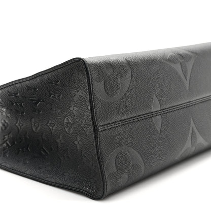 Louis Vuitton Empreinte Monogram Giant Onthego MM  Black 8 of 10
