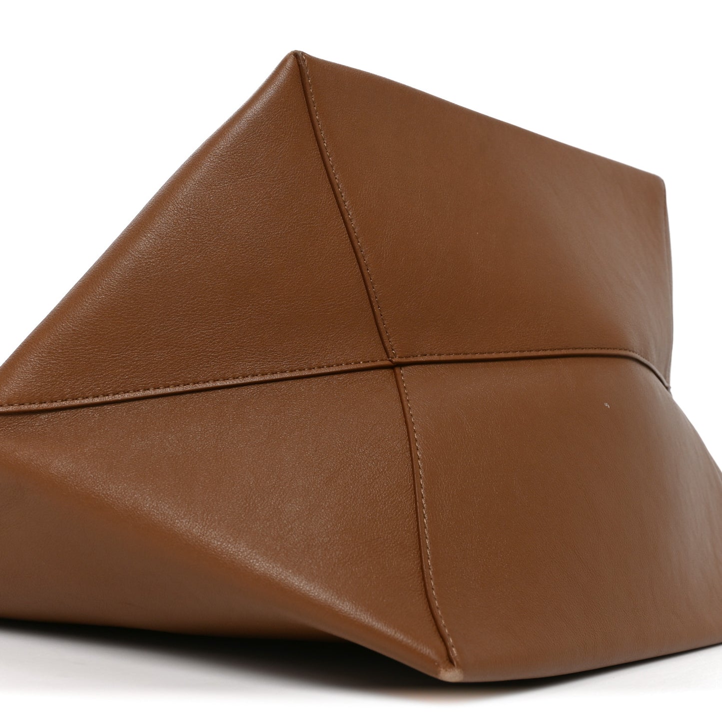 Supple Calfskin Everyday Soft Tote  Brown