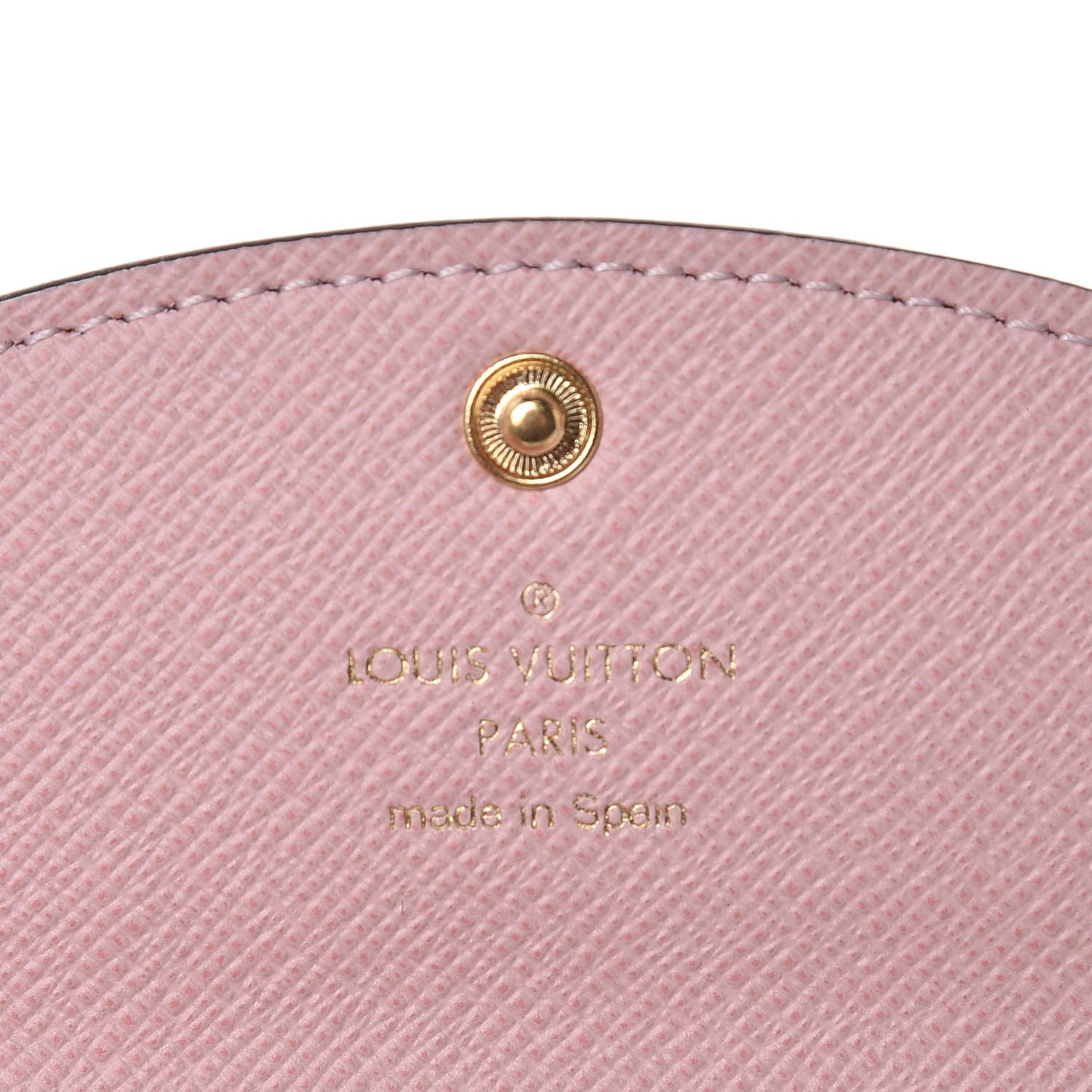 Louis Vuitton Damier Ebene Rosalie Coin Purse Rose Ballerine 6 of 8