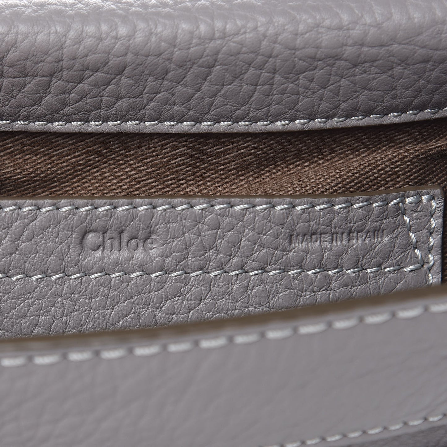 Calfskin Mini Marcie Round Crossbody Bag Cashmere Grey