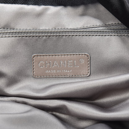 Chanel Satin Large Bow Bag Black 6 of 9