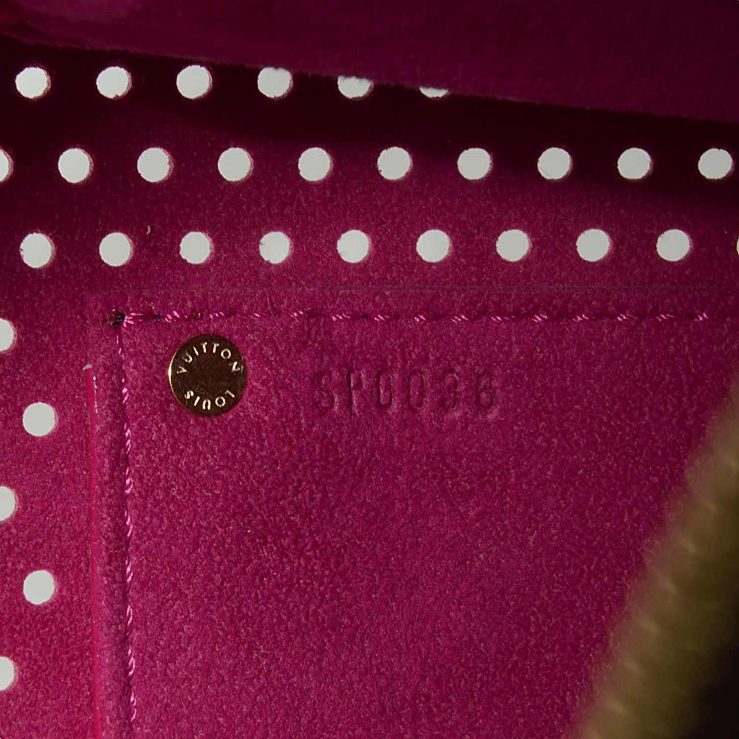 Louis Vuitton Monogram Perforated Speedy 30 Fuchsia 7 of 7