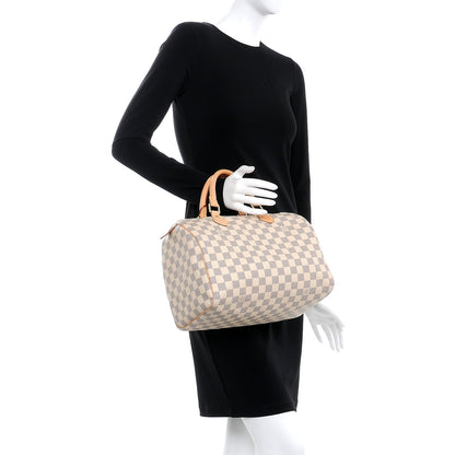 Louis Vuitton Damier Azur Speedy 30 2 of 10