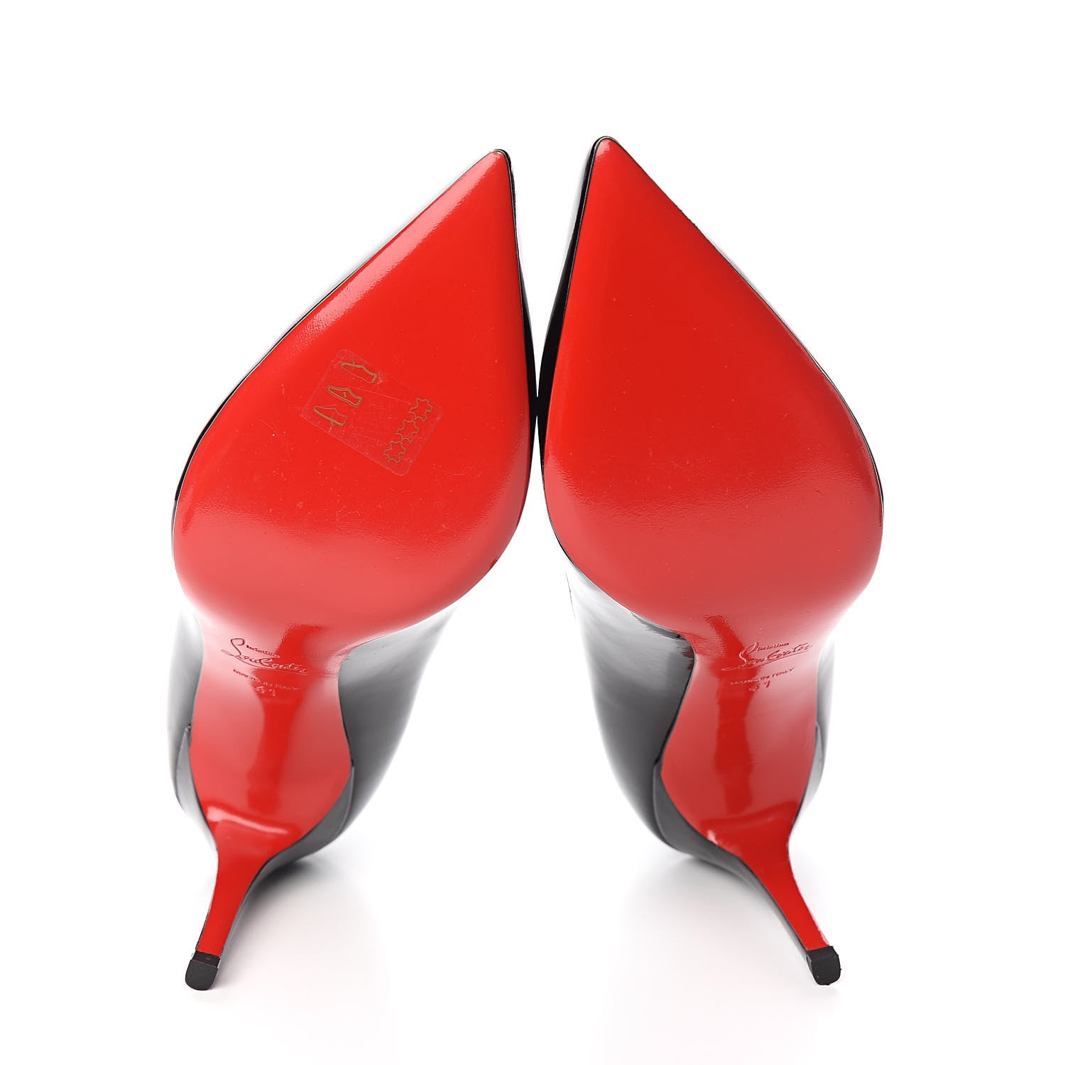 Christian Louboutin Patent Pigalle 85 Pumps 41 Black 5 of 8