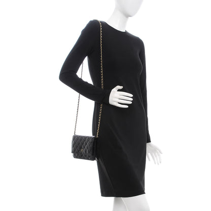 Chanel Caviar Quilted Wallet On Chain WOC Black 2 of 7