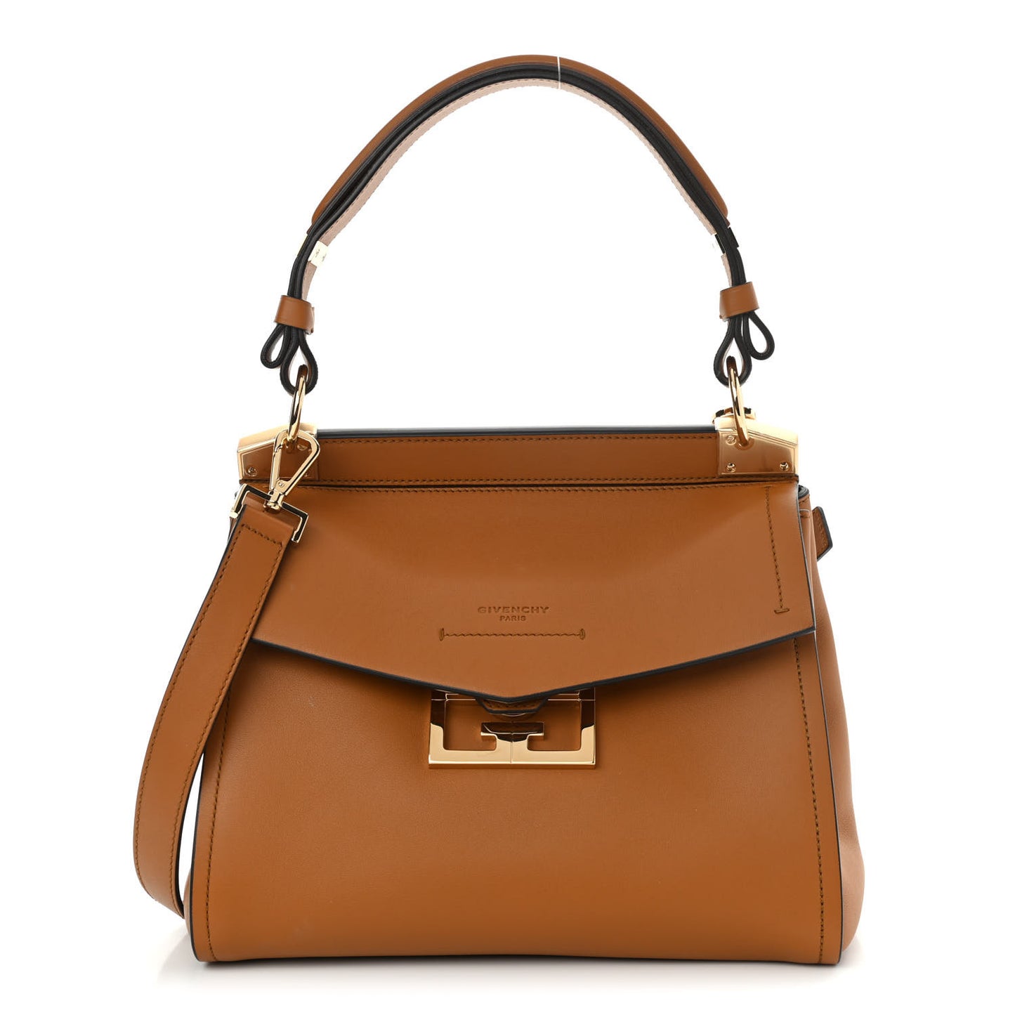 Calfskin Small Mystic Shoulder Bag Desert