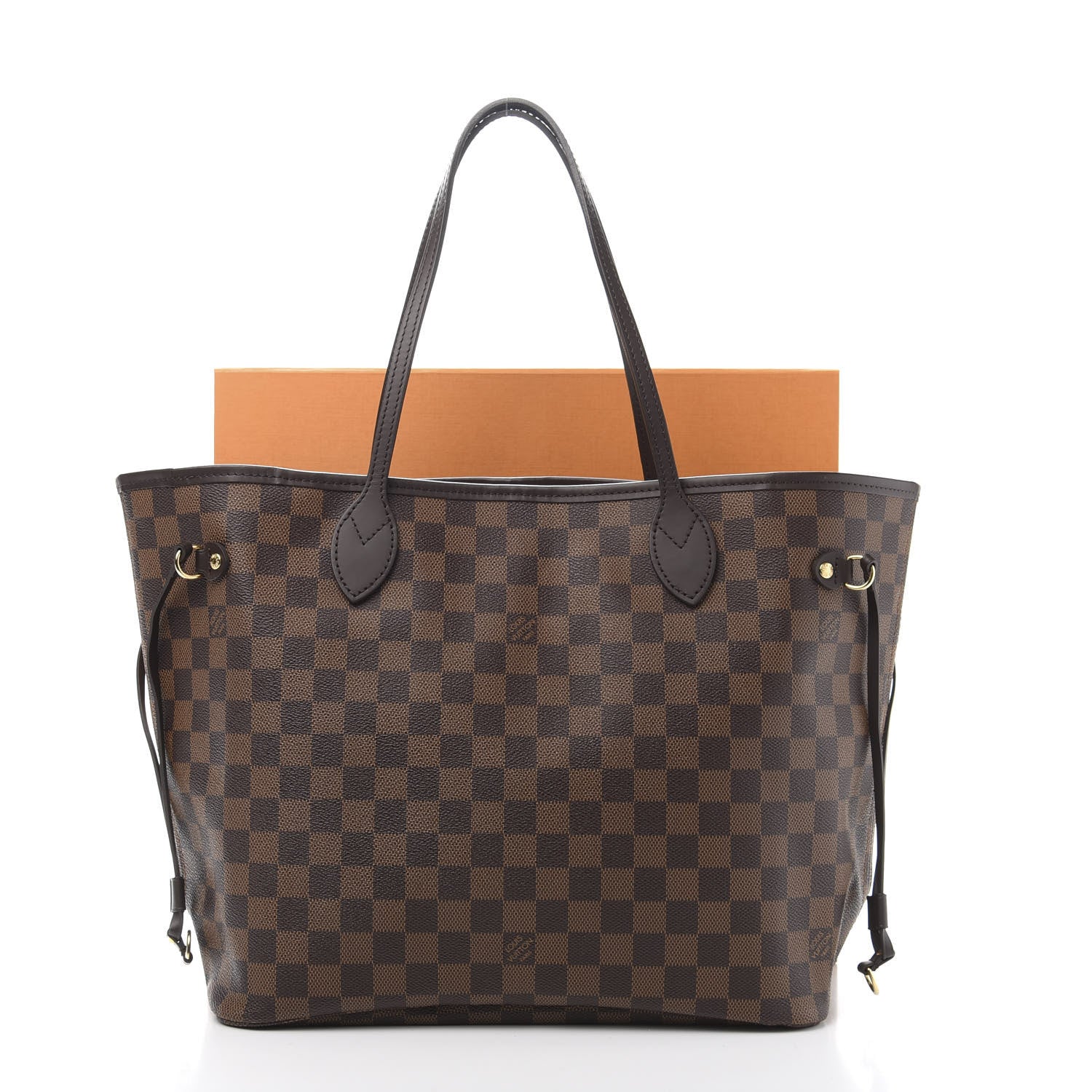 Louis Vuitton Damier Ebene Neo Neverfull MM Rose Ballerine 12 of 12