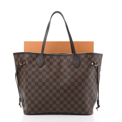 Louis Vuitton Damier Ebene Neo Neverfull MM Rose Ballerine 12 of 12