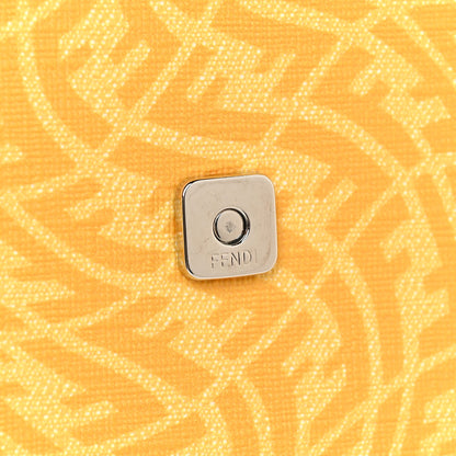 Fendi X SARAH COLEMAN Glazed Fabric Enamel Small FF Vertigo Baguette Belt Pouch Mimosa 11 of 14