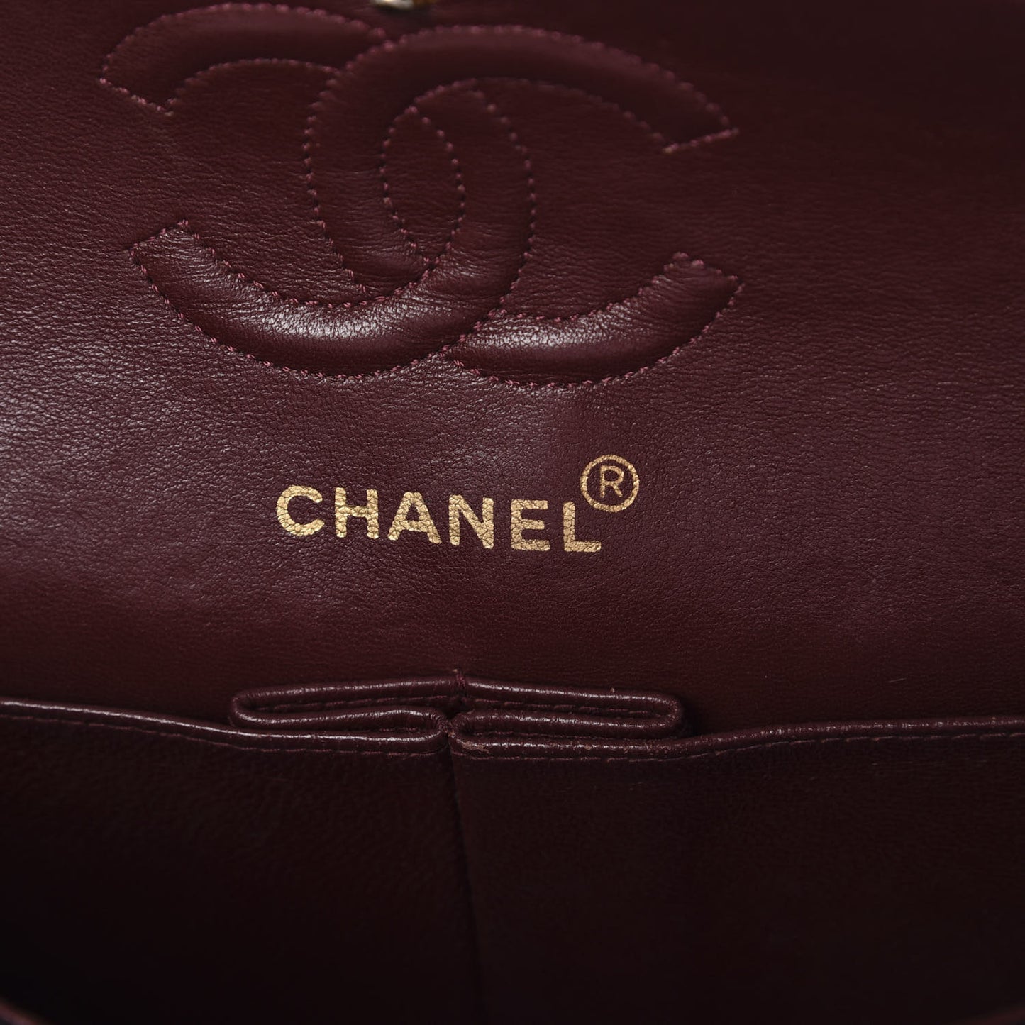 Lambskin Quilted Small Double Flap Black