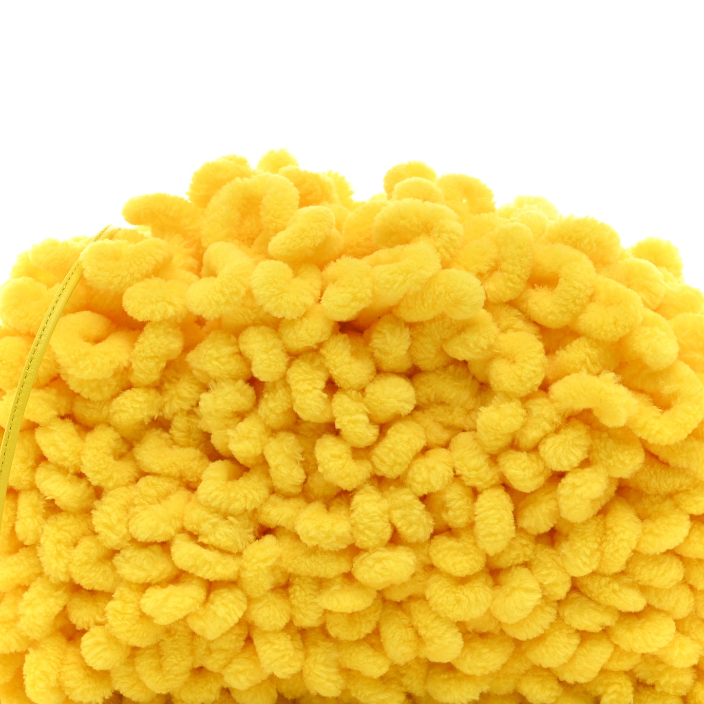 Chenille The Mini Pouch Lemon