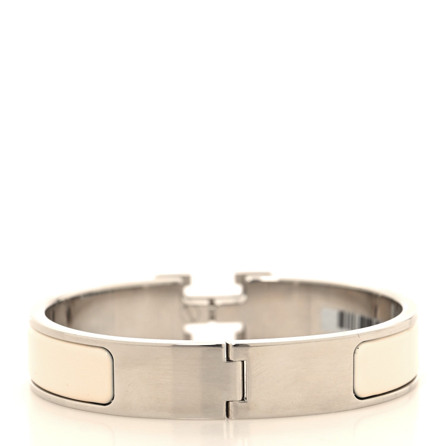 Hermes Enamel Narrow Clic Clac H Bracelet PM Creme 3 of 5