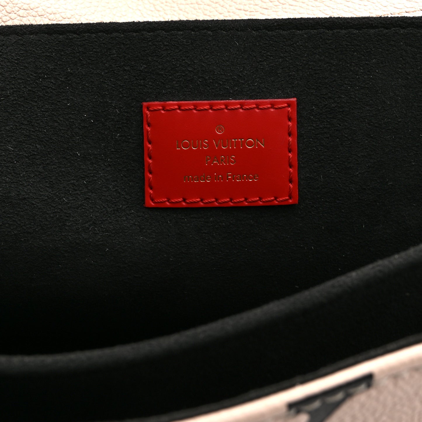 Empreinte Monogram Giant Crafty Pochette Metis Creme Black