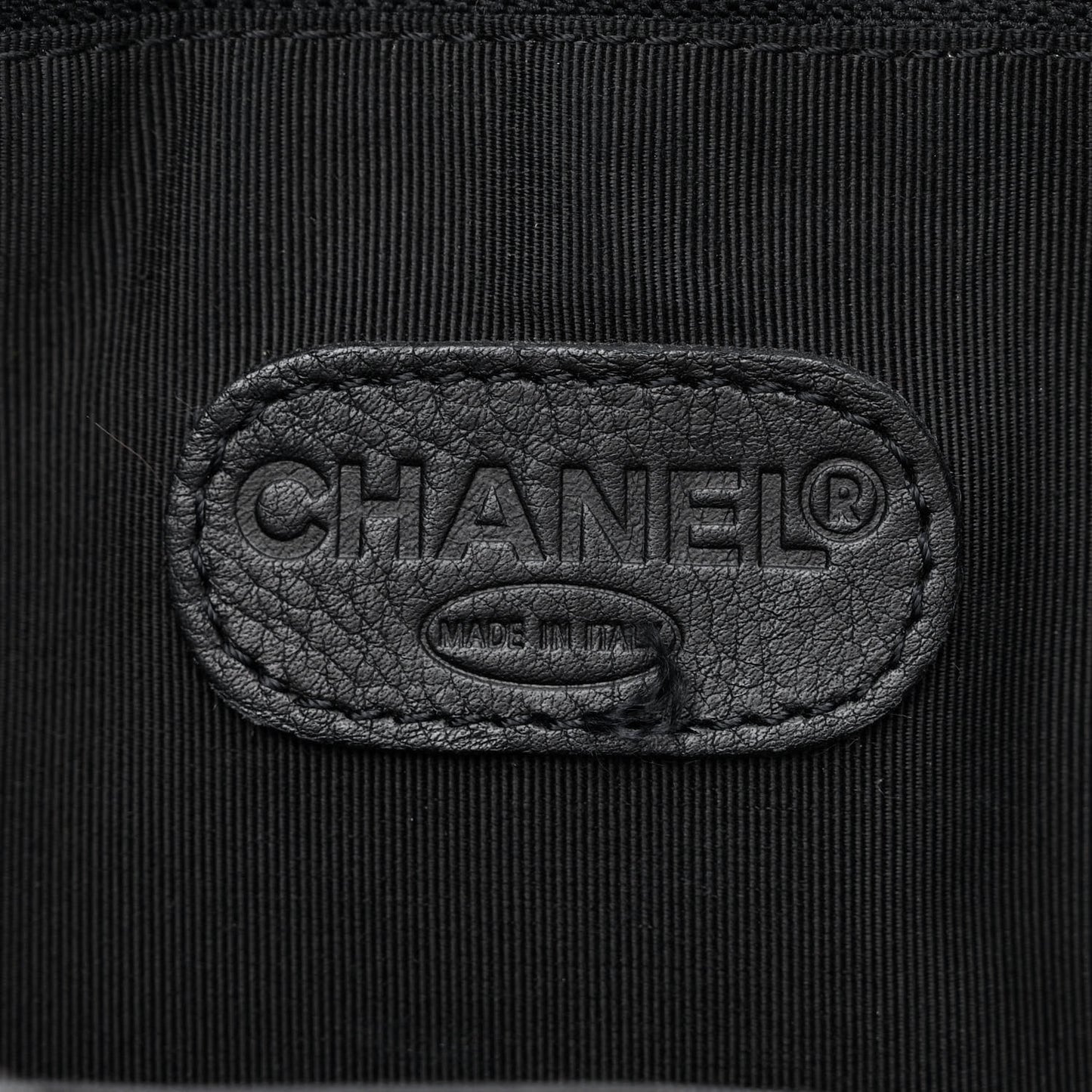 Calfskin Large Flap Tote Black