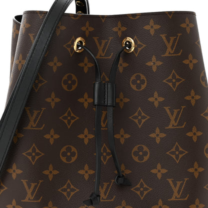 Louis Vuitton Monogram Neonoe MM Black 7 of 9