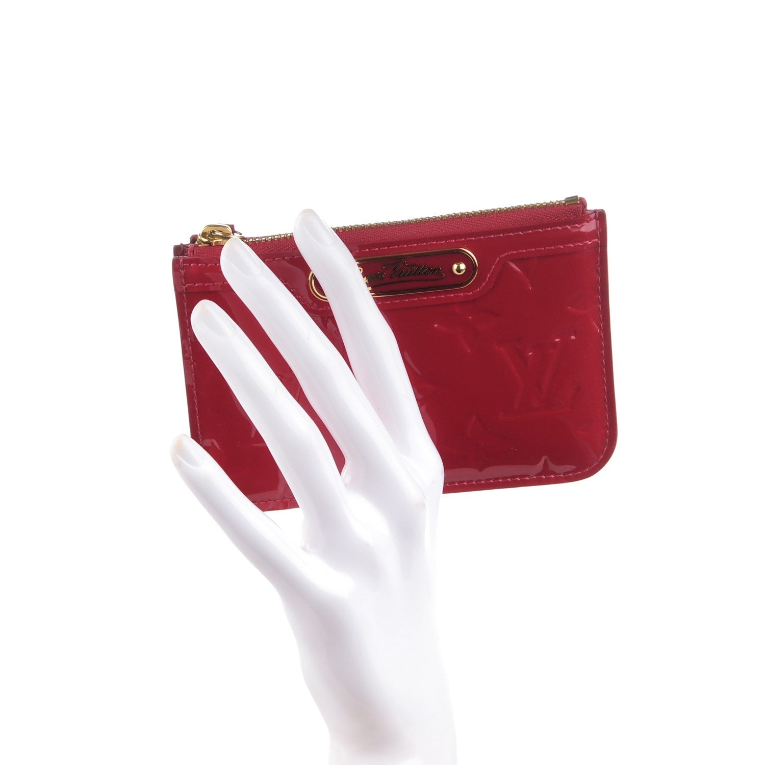 Louis Vuitton Vernis Key Pouch Pomme D'Amour 2 of 7